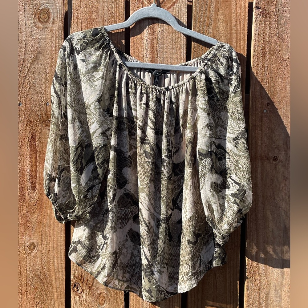 White House Black Market sheer top